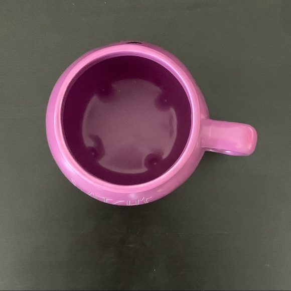 Rae Dunn WITCH’S BREW Double Sided Ceramic Cauldron Mug with Recipe - Purple - Picture 11 of 13